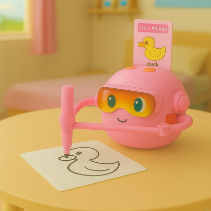 Kreskuś™ - Interaktywny Robot do rysowania i nauki angielskiego