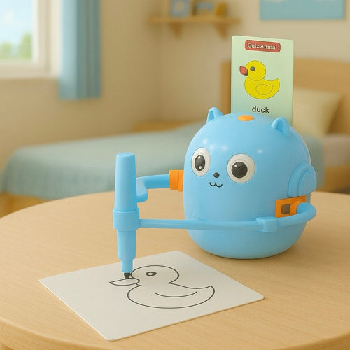 Kreskuś™ - Interaktywny Robot do rysowania i nauki angielskiego