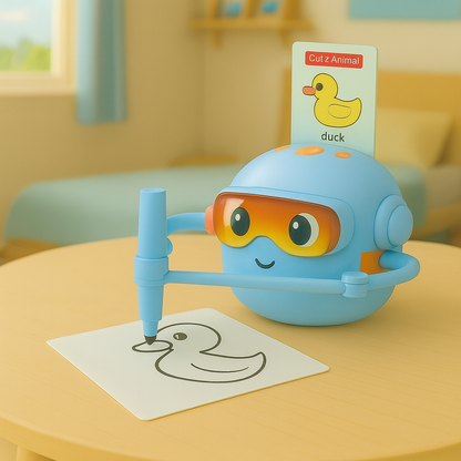 Kreskuś™ - Interaktywny Robot do rysowania i nauki angielskiego