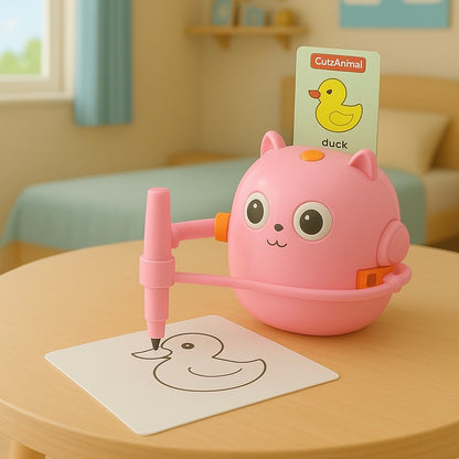 Kreskuś™ - Interaktywny Robot do rysowania i nauki angielskiego